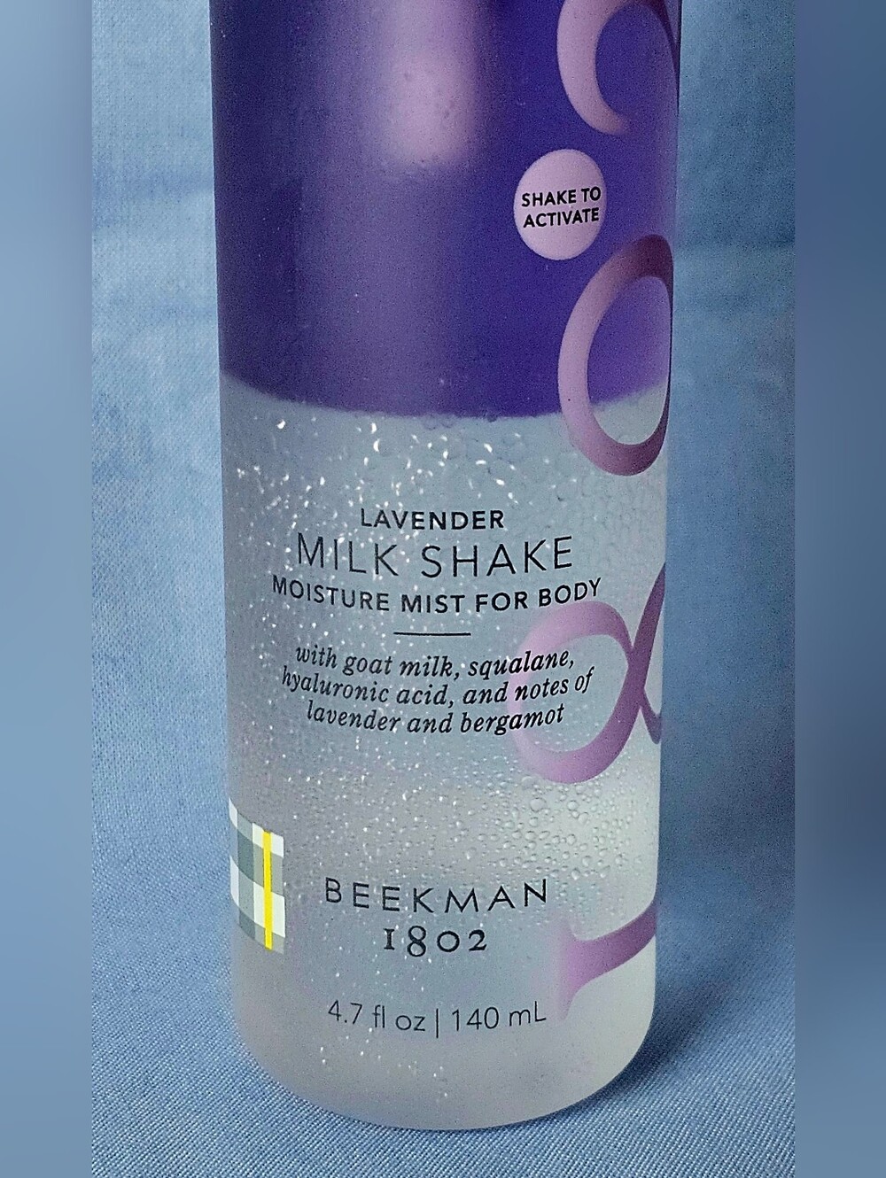 NEW Beekman 1802 Lavender Milk Shake Body Moisture Mist Spray 4.7 oz Sealed